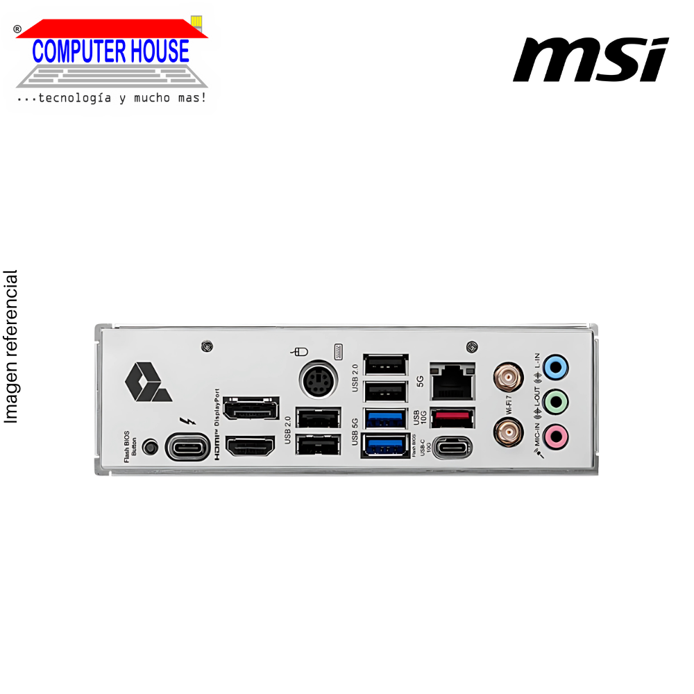 MSI PRO Z890-P WIFI Motherboard, DDR5, ATX, LGA1851 Socket, Supports 14th, 13th and 12th Generation Intel Processors. 