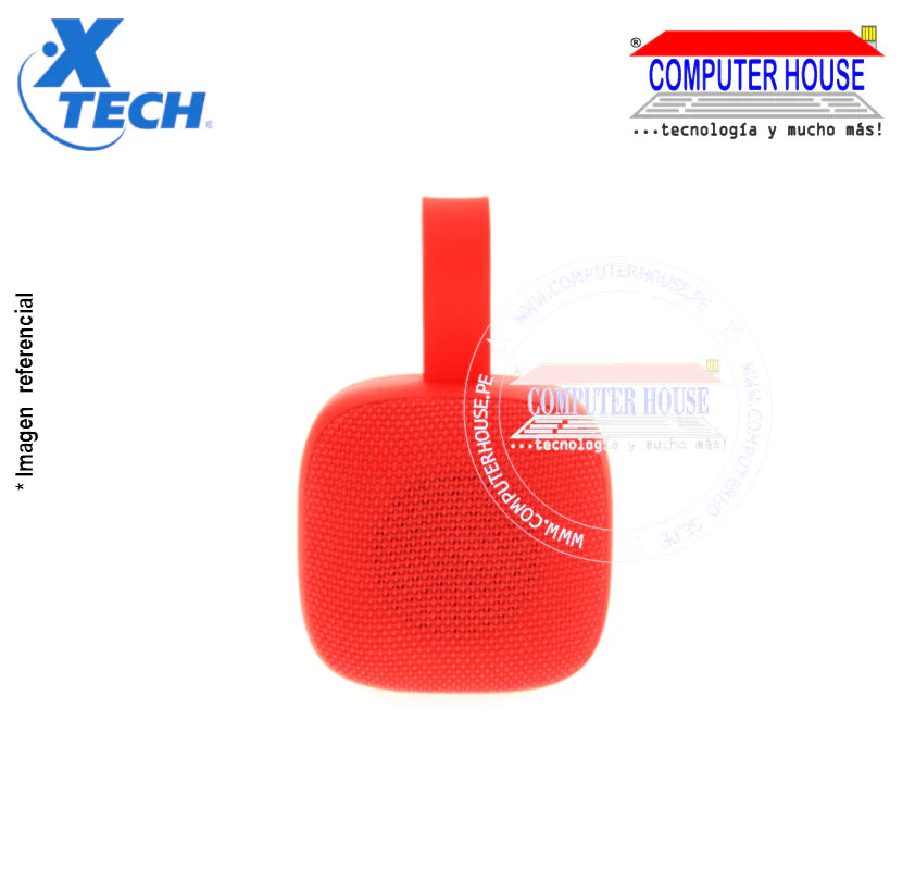 XTECH Hendrix XTS-614 Red Bluetooth Speaker