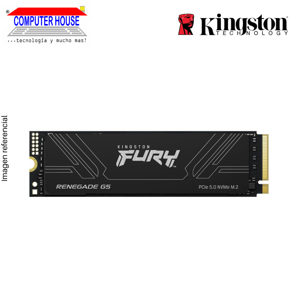 Kingston 1024GB Solid State Drive, FURY Renegade G5, M.2 NVMe PCIe SSD (Max Read 14,200MB/s, Max Write 11,000MB/s). 