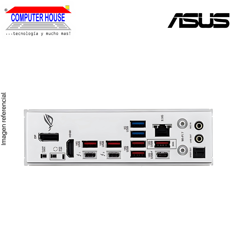 Motherboard ASUS ROG STRIX Z890-A GAMING WIFI, DDR5, ATX, Socket LGA1851, Supports 14th, 13th and 12th Generation Intel Processors. 