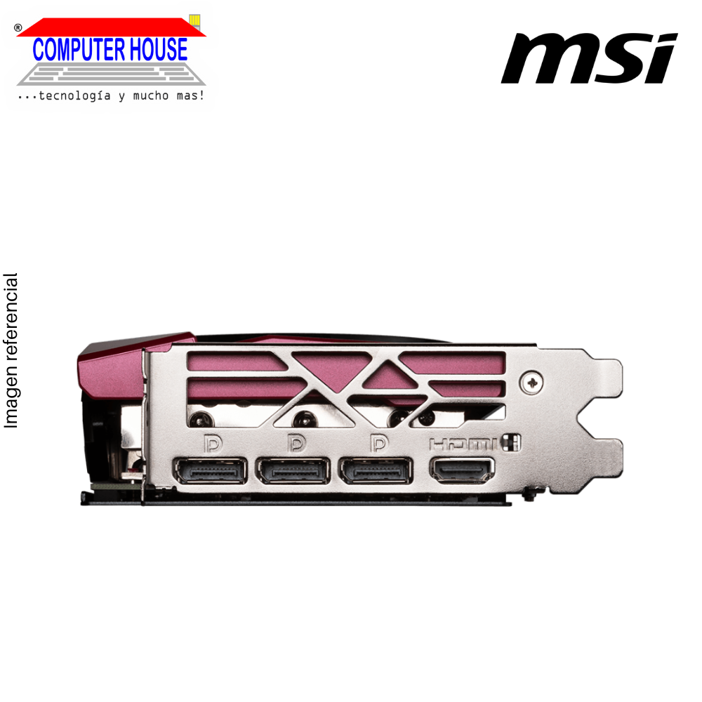 Tarjeta de Video MSI RTX4070 Super 12GB, GDDR6X, GAMING X SLIM MLG, Nvidia GeForce, 3xDP/1xHDMI, 192-Bits.