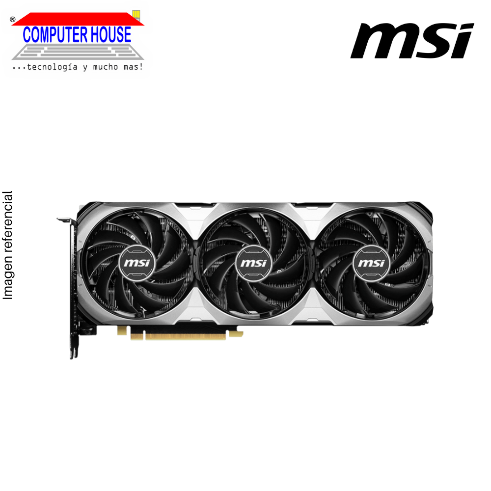 Tarjeta de Video MSI RTX4070 Super 12GB, GDDR6X, V3X GD6X, Nvidia GeForce, 3xDP/1xHDMI, 192-Bits.