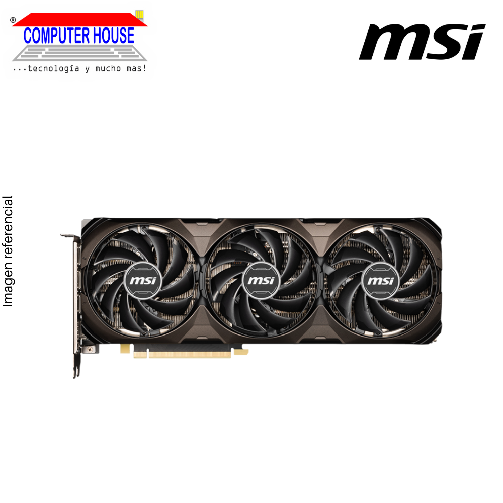 Tarjeta de Video MSI RTX4070Ti Super 16GB, GDDR6X, SHADOW 3X OC, Nvidia GeForce, 3xDP/1xHDMI, 256-Bits.