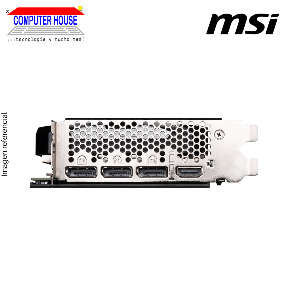 Tarjeta de Video MSI RTX4070 12GB, GDDR6, Ventus 3X E1 OC, Nvidia GeForce, 3xDP/1xHDMI, 192-Bits.