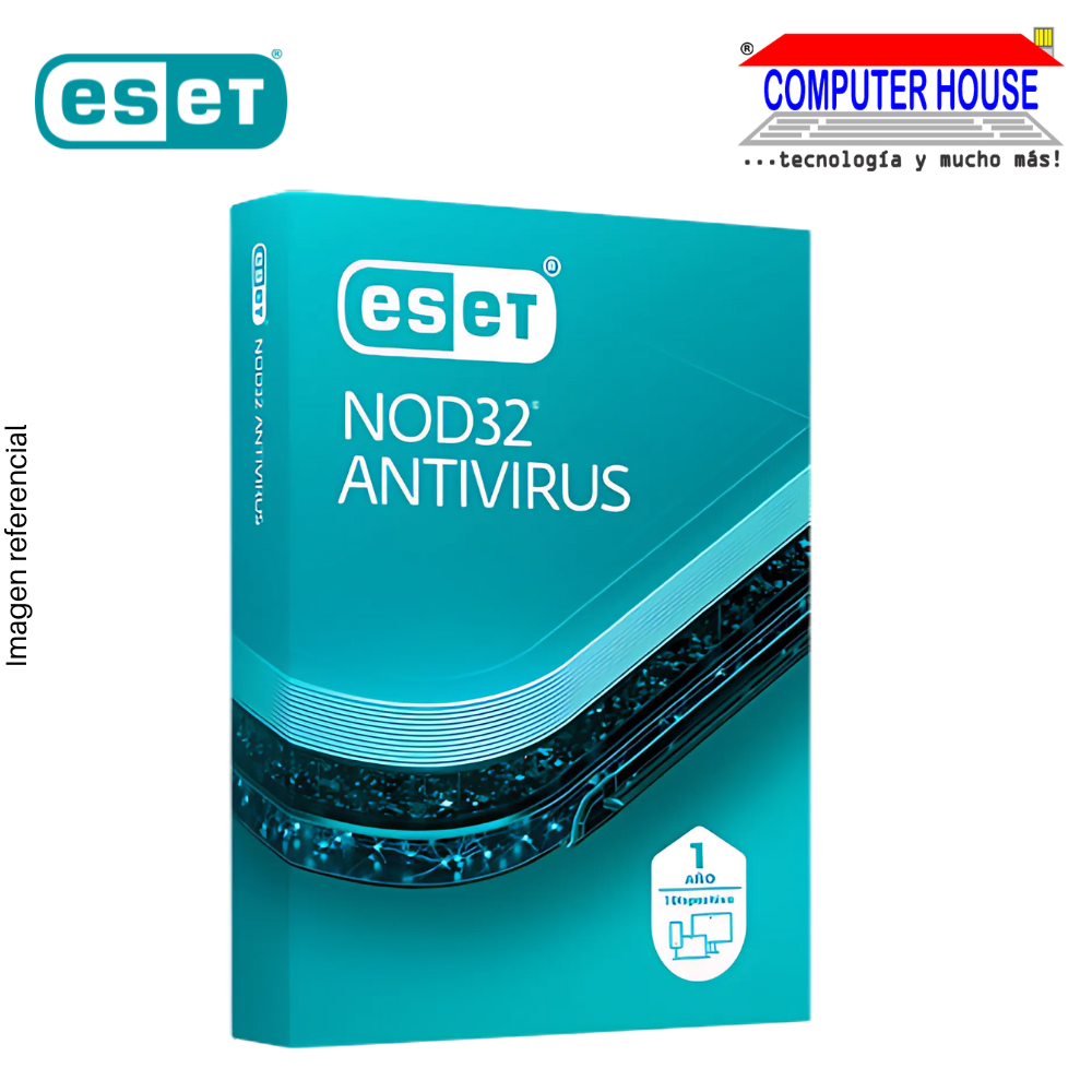 Antivirus ESET NOD32 2025 1PC 1 año.