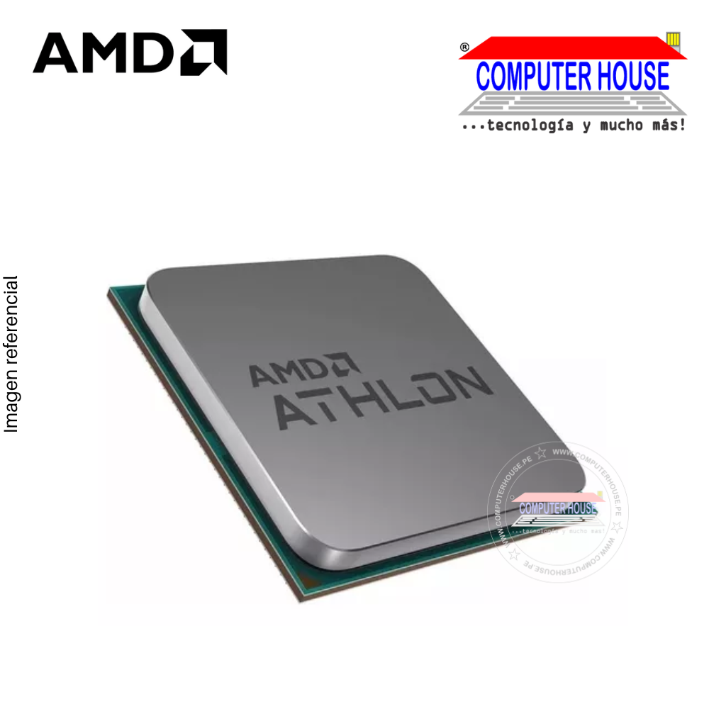 Procesador AMD Athlon™ 3000G (3.50 GHz, 4 MB de caché, 2 núcleos)