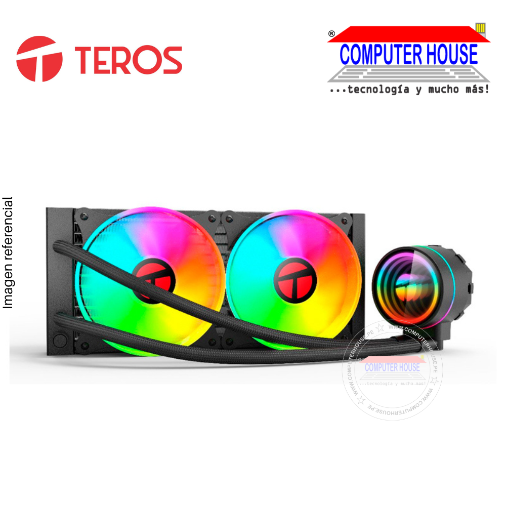 TEROS TE-8164N Liquid Cooling, 2 Fans, 240mm Liquid Cooling System.