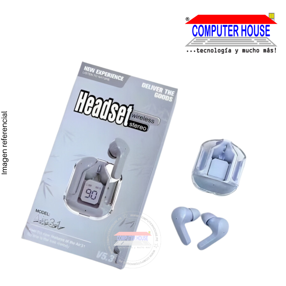 Air31 Bluetooth Wireless Headset, Colors.