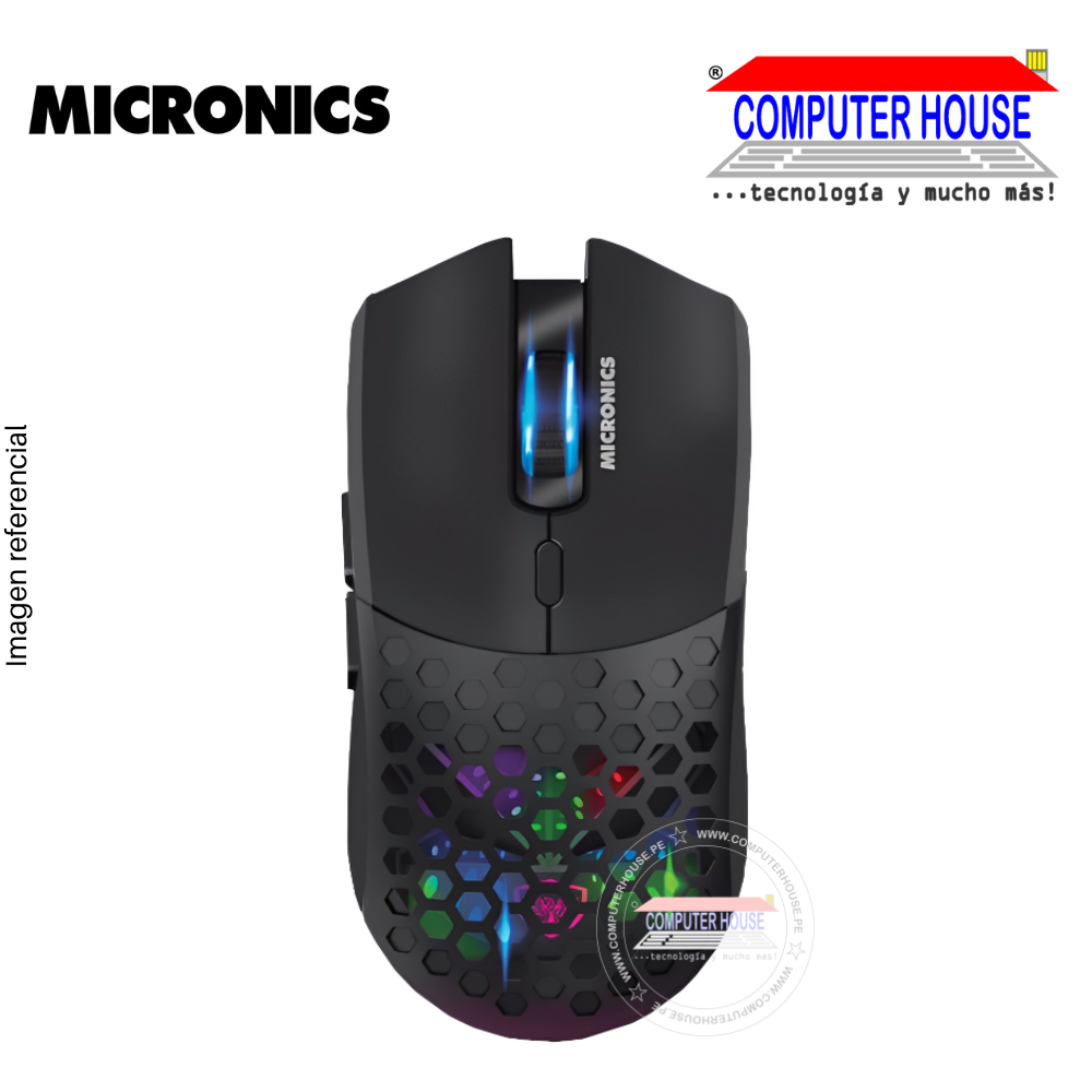 MICRONICS Mouse Lighter 3 Bluetooth,  Recargable, RGB.