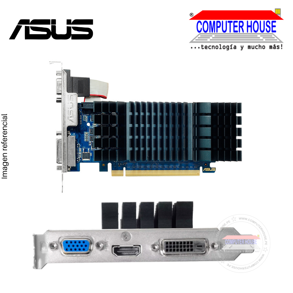 Tarjeta de video ASUS GT730 2GB, GDDR5 64 Bits HDMI/VGA/DVI,Nvidia GeForce