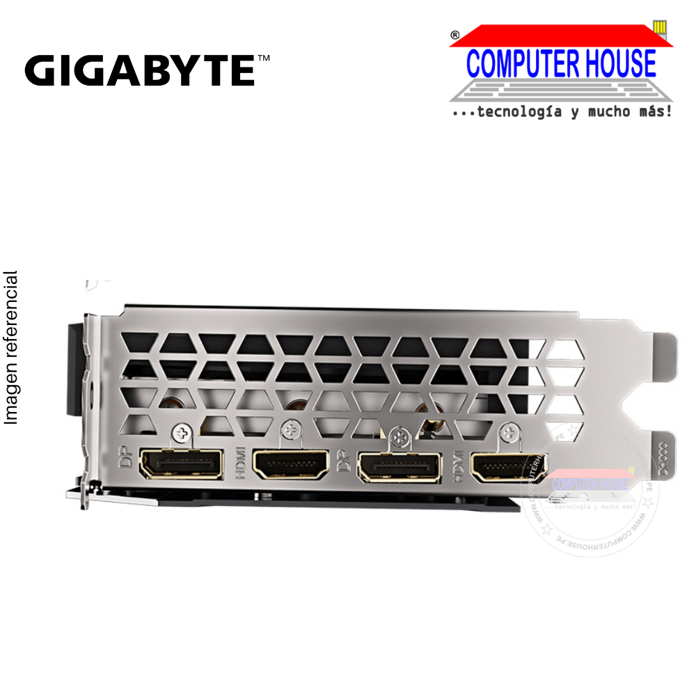 Tarjeta de video Gigabyte RTX3060Ti 8G, GDDR6X, EAGLE OC D6X, PCI-E 4.0, GeForce.