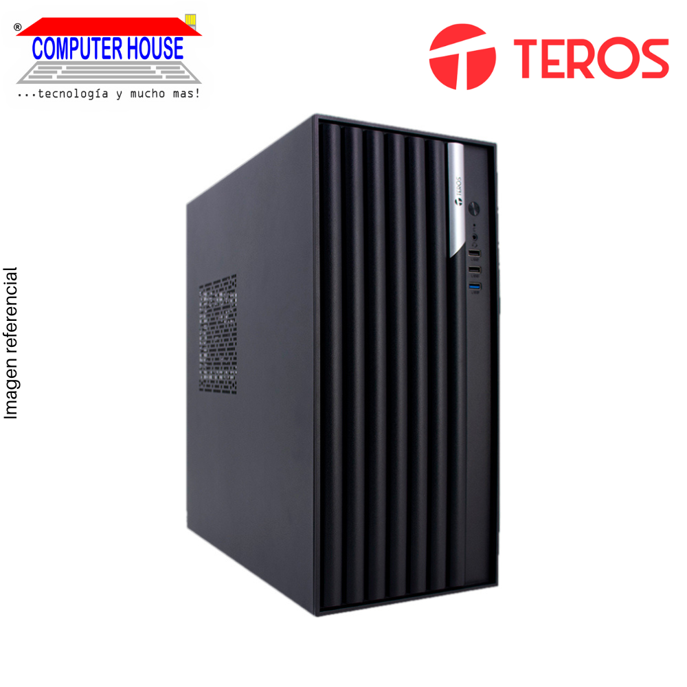 Case midtower Teros 1036S, ATX, 250 W, USB 3.0 / 2.0, audio HD, negro.