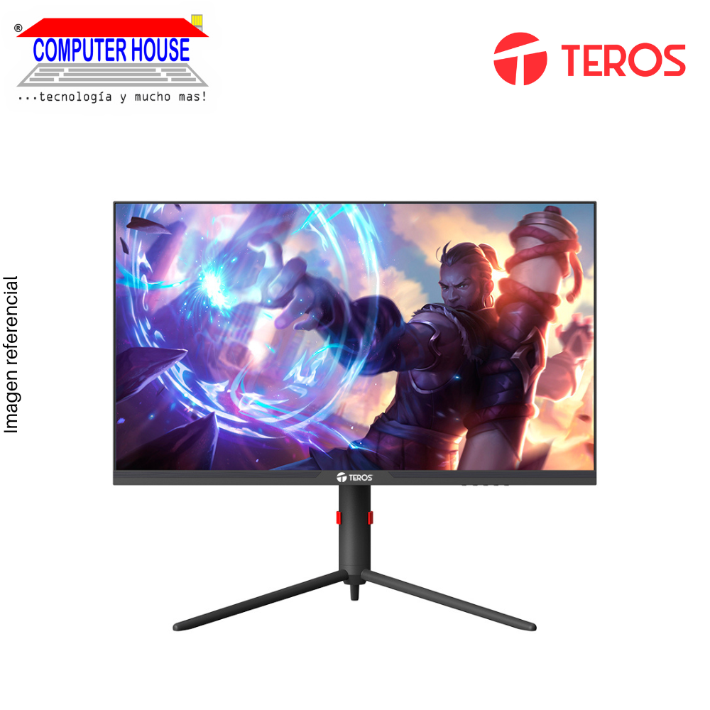 Teros 24.5" TE-2474G Gamer Monitor, Flat, 1920x1080 FHD, 180Hz, 1Ms, 1xHDMI/1xVGA/1xAudio Ports. 