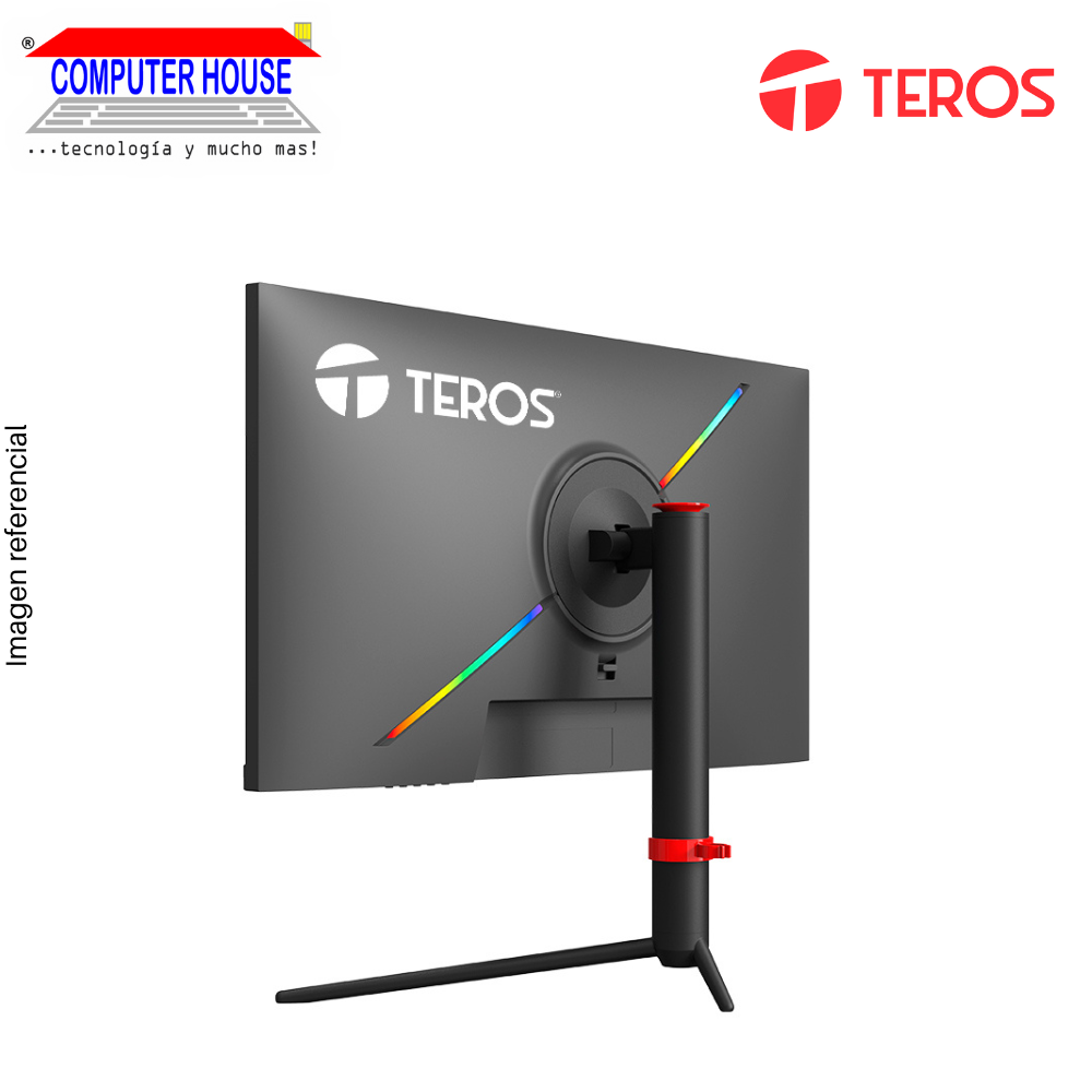 Teros 24.5" TE-2474G Gamer Monitor, Flat, 1920x1080 FHD, 180Hz, 1Ms, 1xHDMI/1xVGA/1xAudio Ports. 