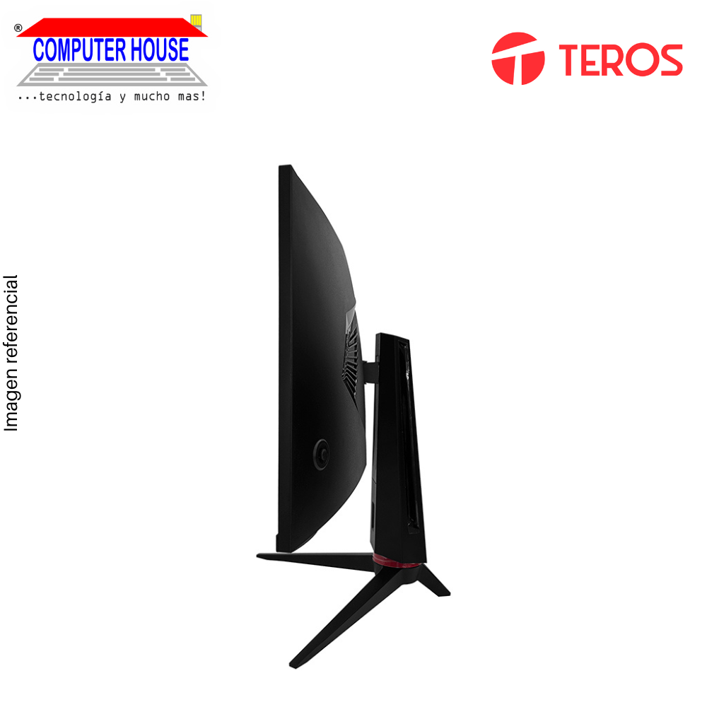 Teros 34" TE-3411G Gamer Monitor, Curved, 2560x1440 WQHD, 180Hz, 1Ms, 1xHDMI/1xVGA/1xAudio Ports. 