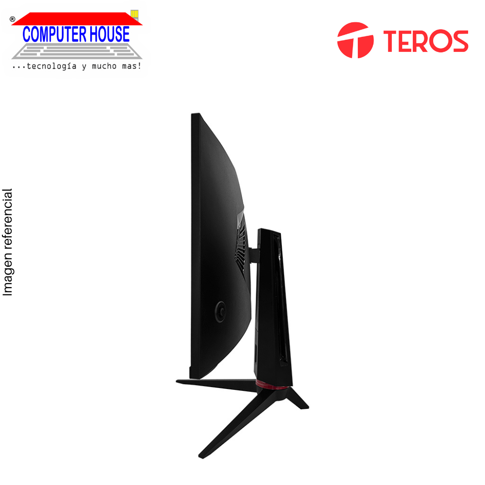 Monitor Teros 34" TE-3411G, Curvo, 2560x1440 WQHD, 180Hz, 1Ms, Puertos 1xHDMI/1xVGA/1xAudio.