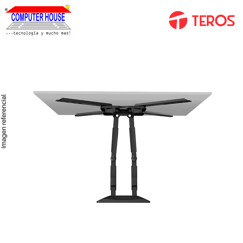 Teros TE-7112 Retractable TV Rack, Sizes 32-75", Fixed TV Position, Supports up to 36kg. 