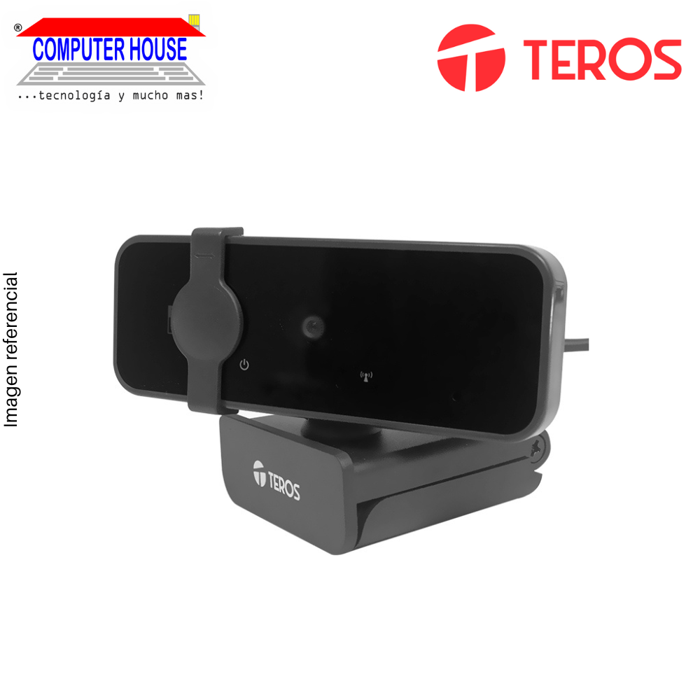 Cámara Web TEROS TE-9072, 2K, C/Micrófono, USB 2.0.