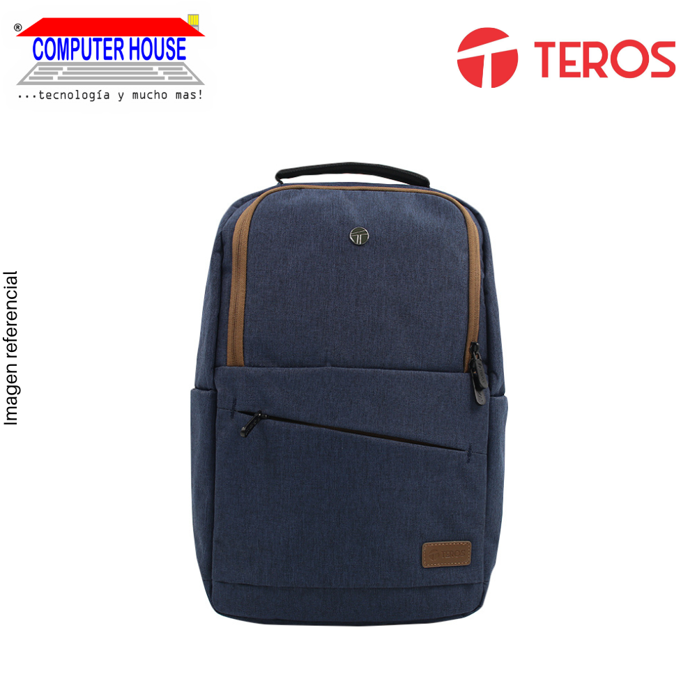 TEROS TE-ACS9022 City Blue Backpack, up to 15.6". 