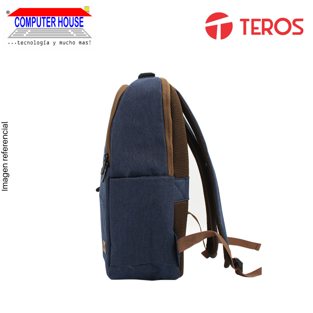 TEROS TE-ACS9022 City Blue Backpack, up to 15.6". 