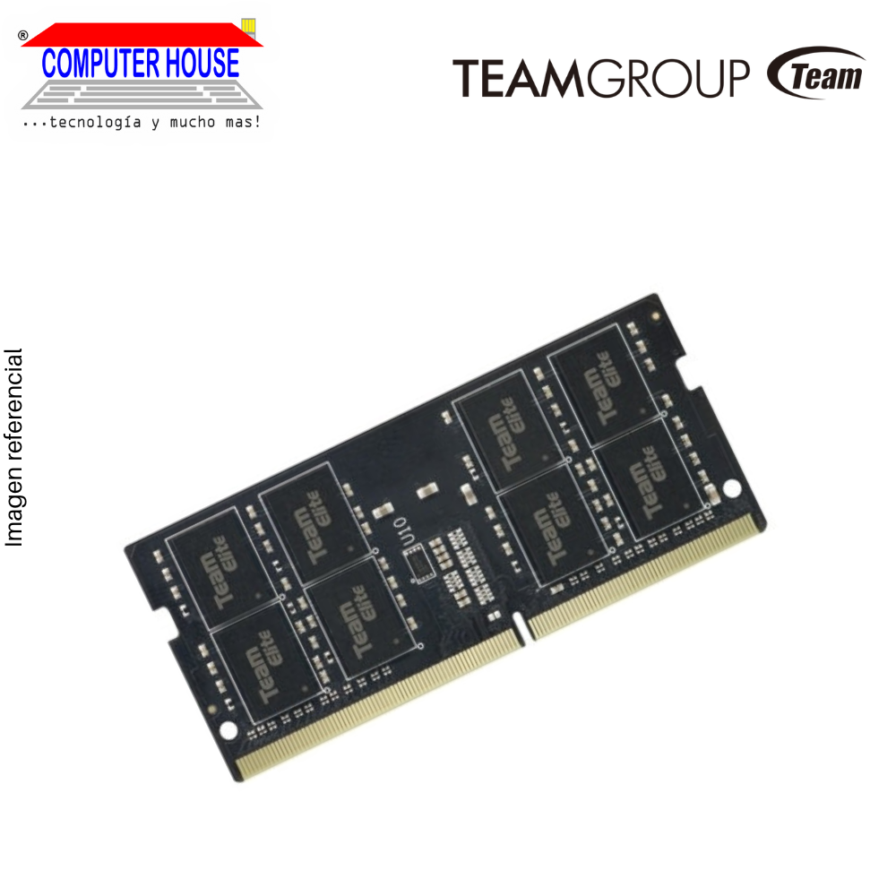Memoria RAM DDR5 SODIMM TeamGroup 16GB, 5600Mhz.