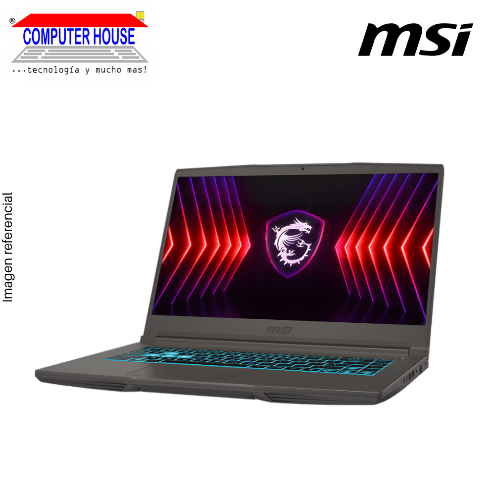 MSI Thin 15 Laptop, Core i5-13420H, 16GB RAM, 512GB SSD, RTX4050 6GB Video, 15.6" FHD 144Hz, English Keyboard, Windows 11. 
