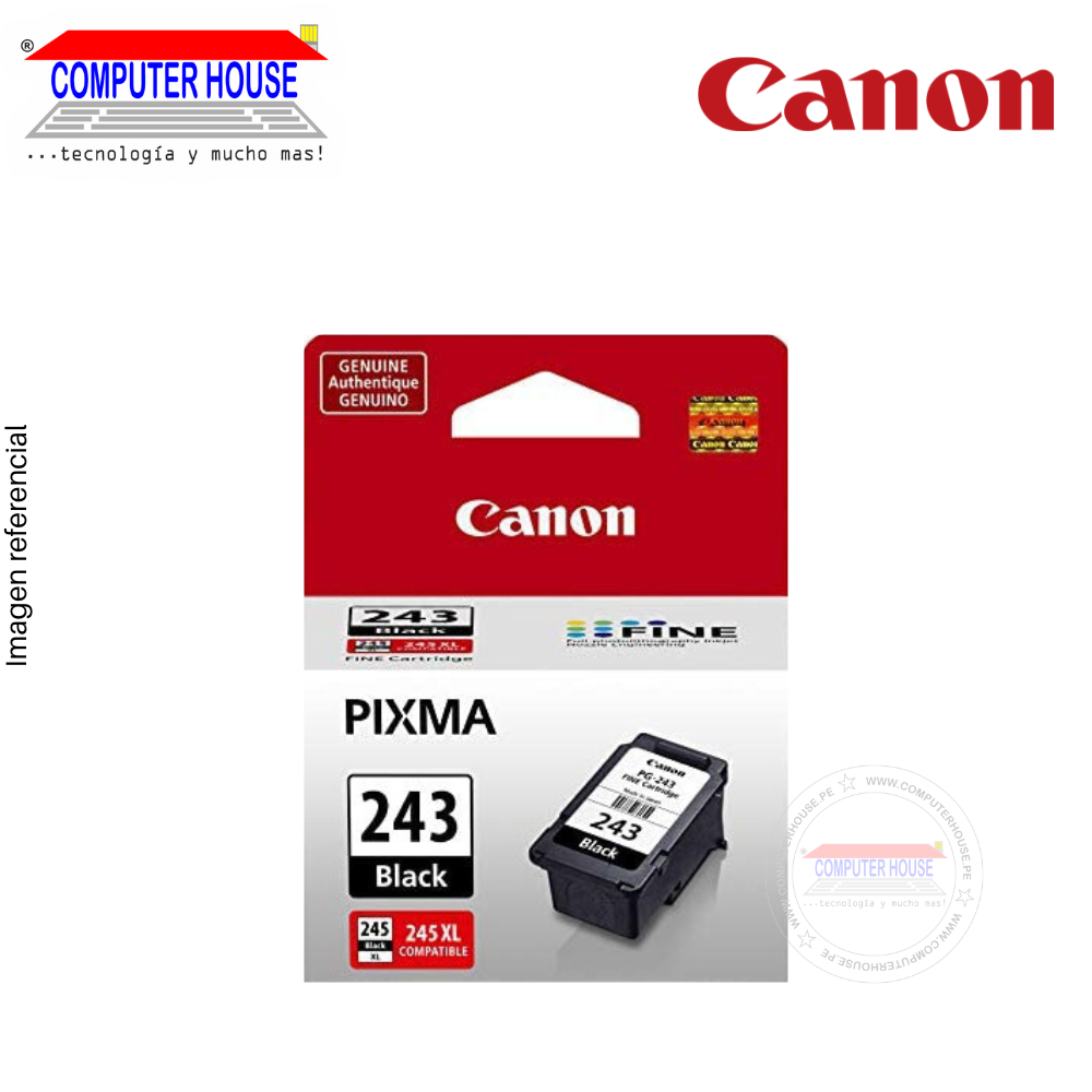 Cartucho De Tinta CANON PG-243 Negro. LIQUIDACION