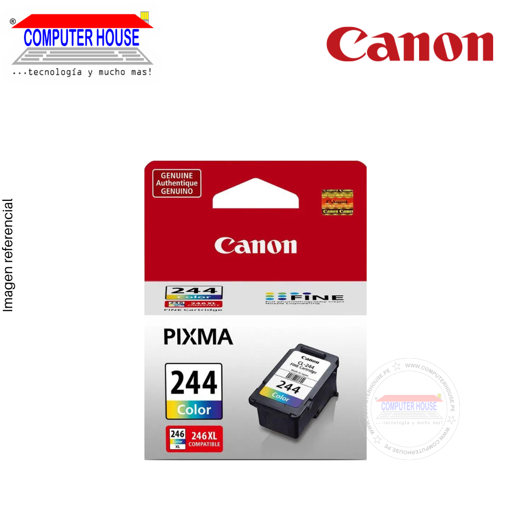 Cartucho De Tinta CANON CL-244 Tricolor. LIQUIDACION