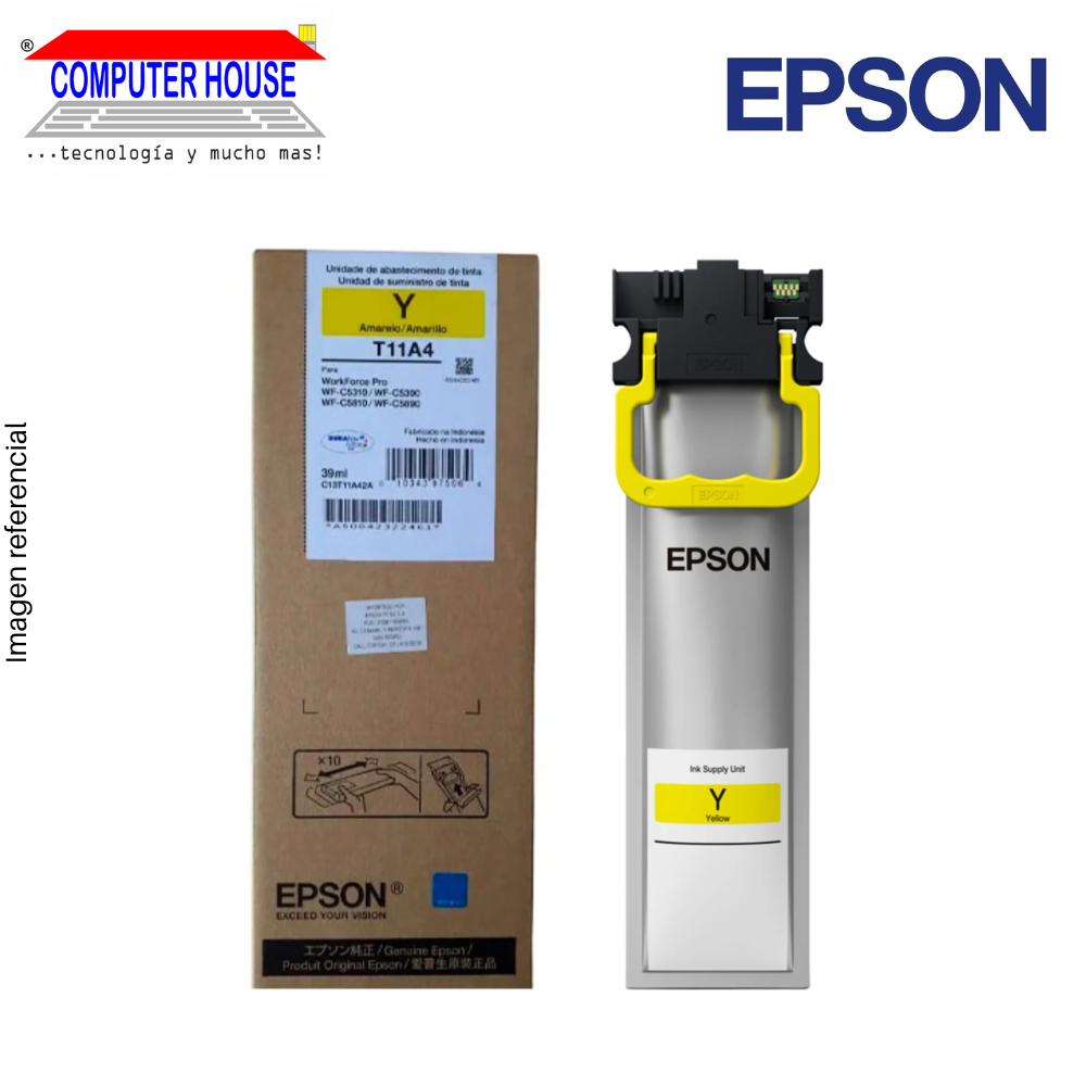 EPSON T11A Yellow ink, for WorkForce C5810. (T11A420-AL)