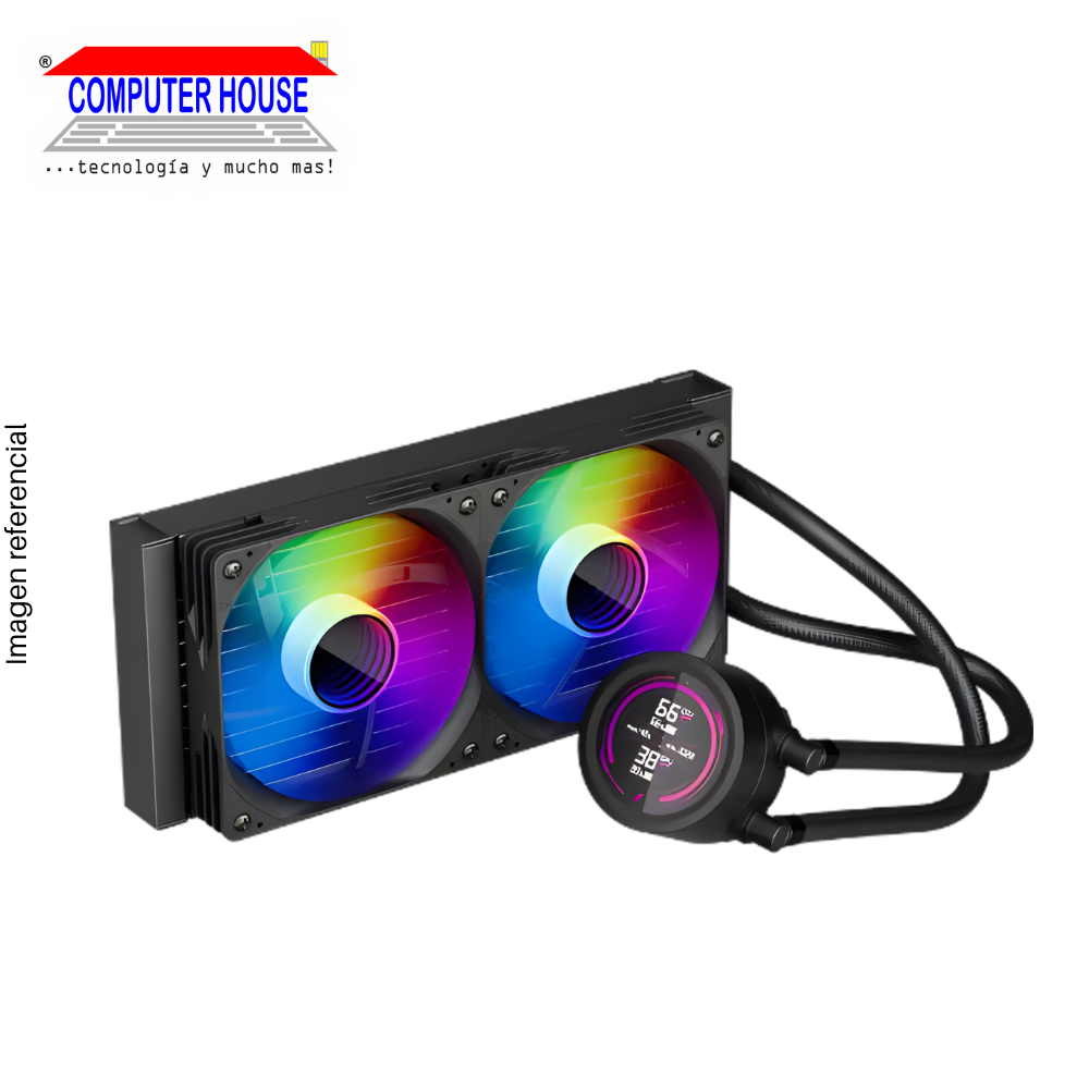 Sistema de Enfriamiento Líquido 1St Player TS4 240, 240ML, 2 Ventiladores.