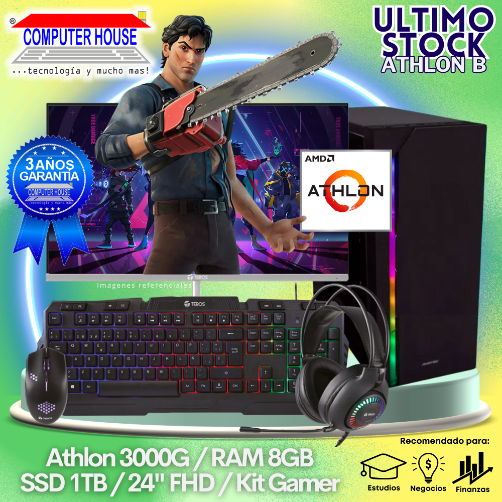 Ultimo Stock: Look Gamer Athlon 