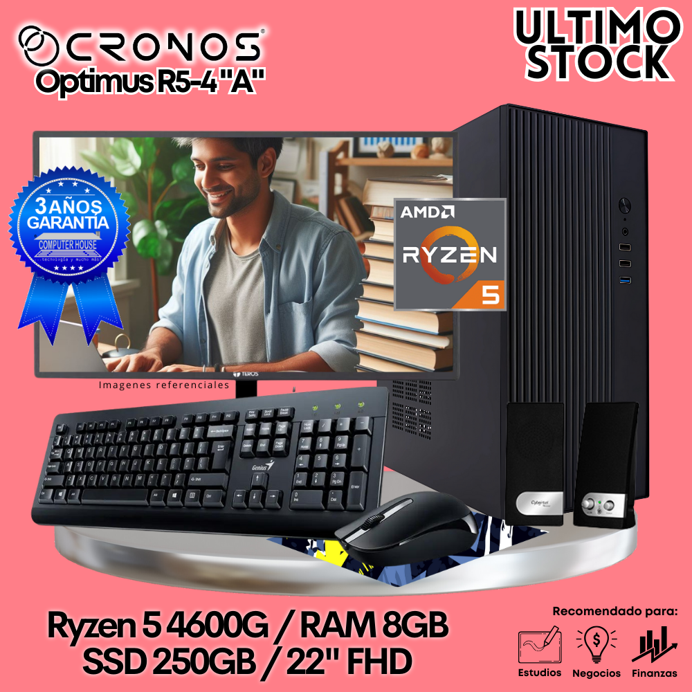 Ultimo Stock: PC CRONOS Optimus R5-4 