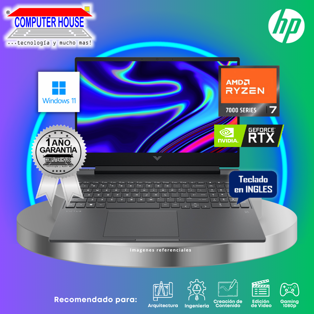 ASUS Tuf Dash FA617NT Laptop, Ryzen 7-7735HS, RAM 16GB DDR5, SSD 512GB, Video RX7600S 8GB, 16" FHD 165Hz, English Keyboard, Windows 11.