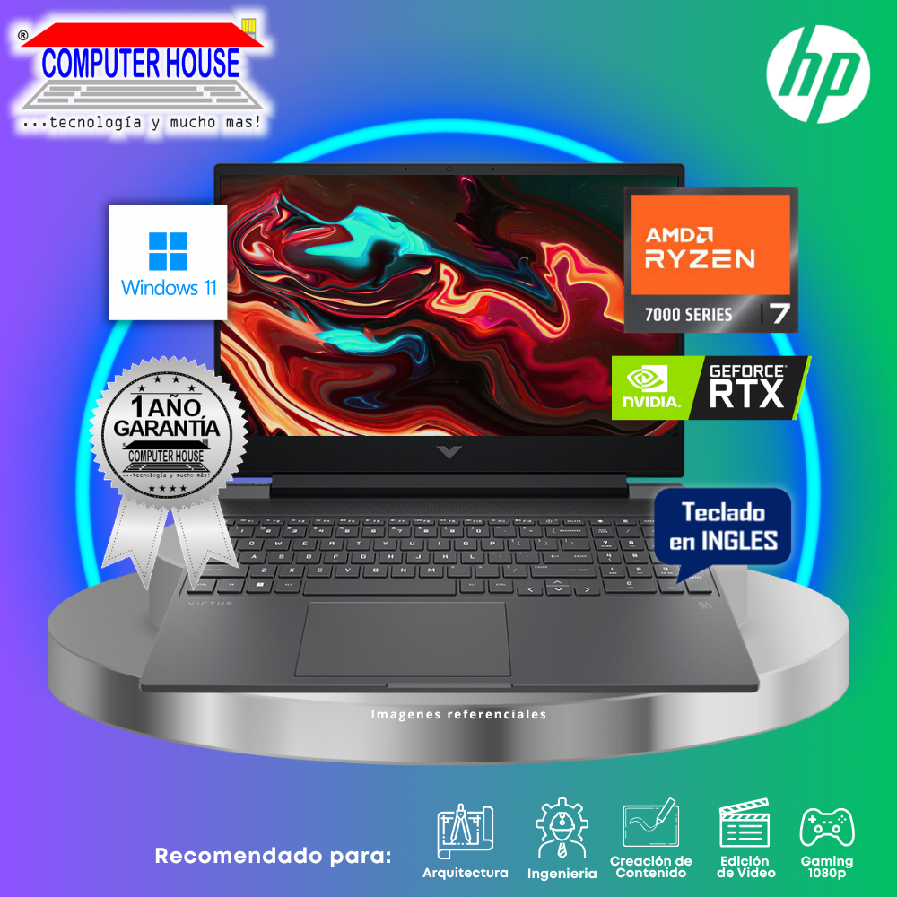 ASUS Tuf Dash FA617NT Laptop, Ryzen 7-7735HS, RAM 16GB DDR5, SSD 512GB, Video RX7600S 8GB, 16" FHD 165Hz, English Keyboard, Windows 11.