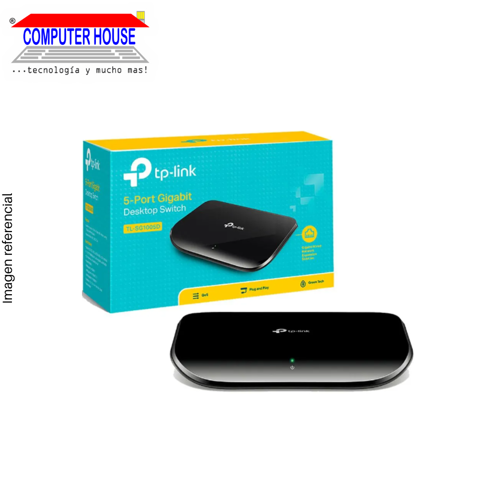 TP-LINK TL-SG1005D Switch, Gigabit 5 ports 10/100/1000