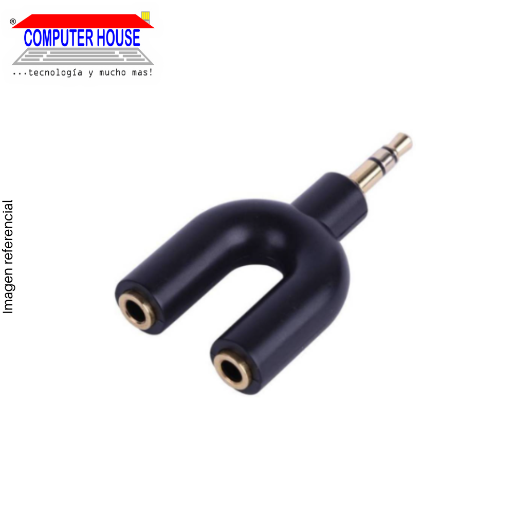 Generic Audio Adapter 1xJack Male to 2xJack Female (Headphone and Microphone).