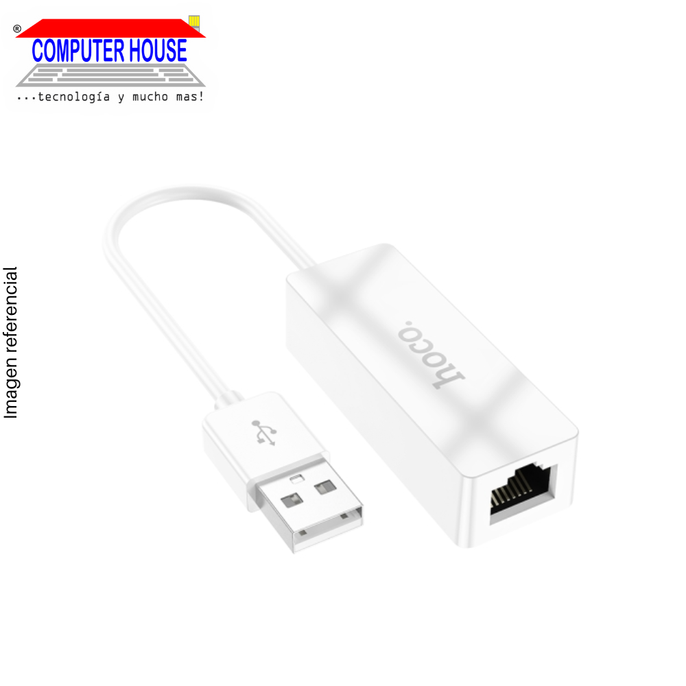 Hoco UA22 Ethernet to Type-C Network Adapter, 10/100/1000 Gigabit