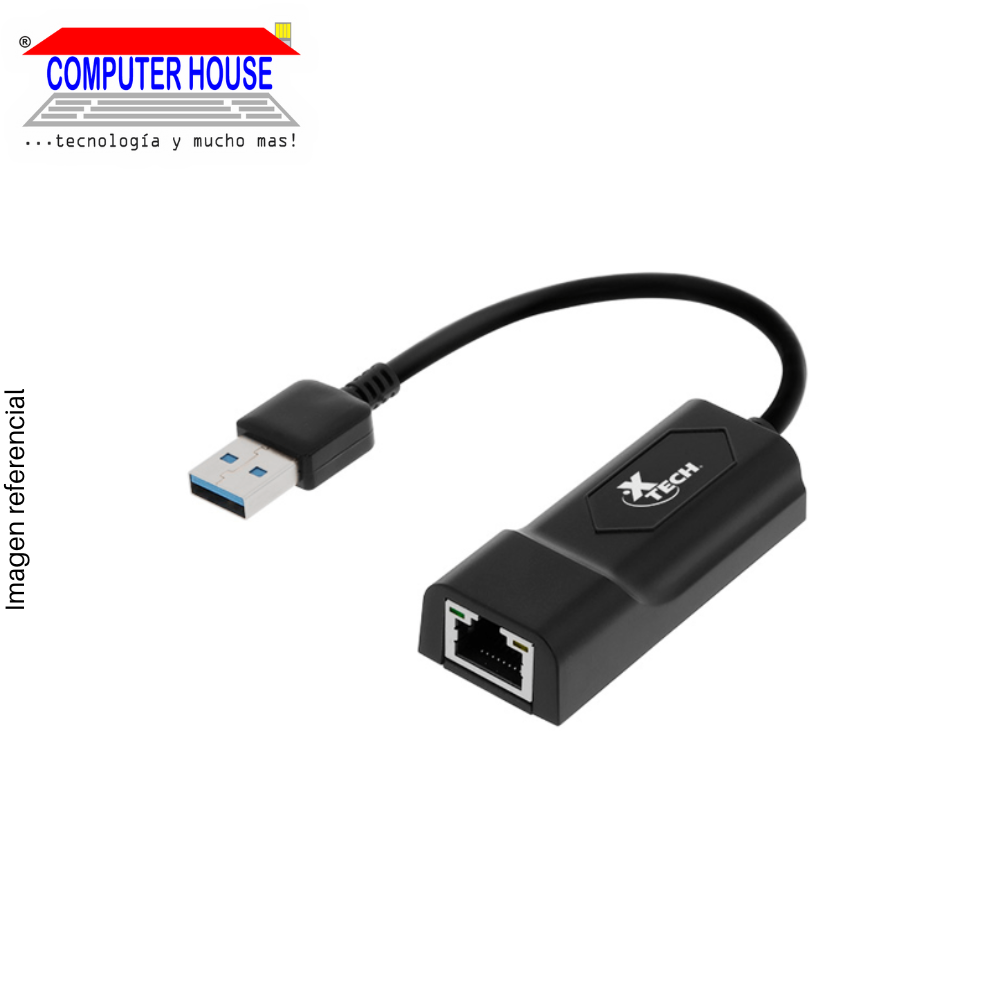 Ethernet to USB Network Adapter XTECH 373, 10/100Mbps, USB 3.0