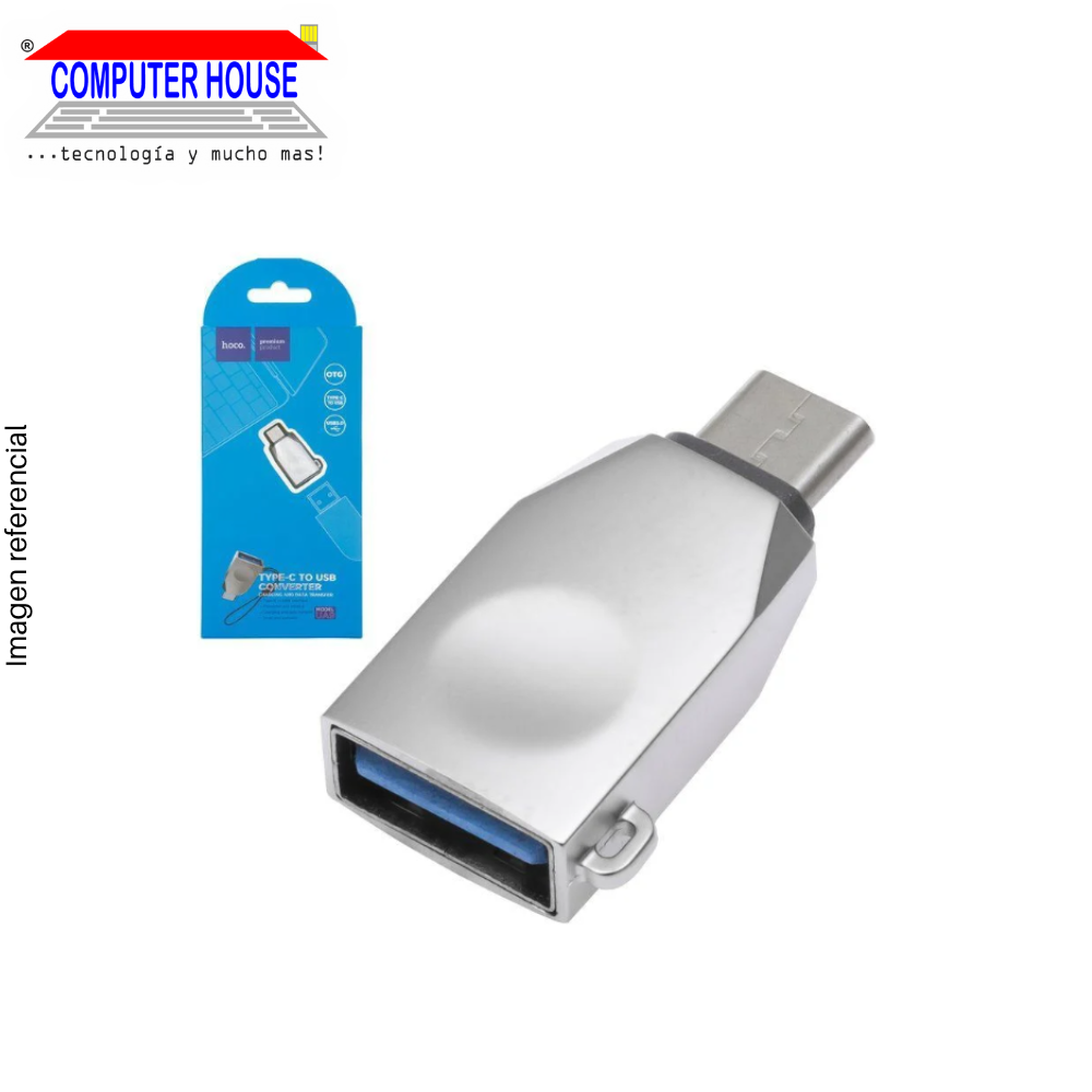 Adaptador OTG HOCO USB 3.0 a conexión USB Tipo C