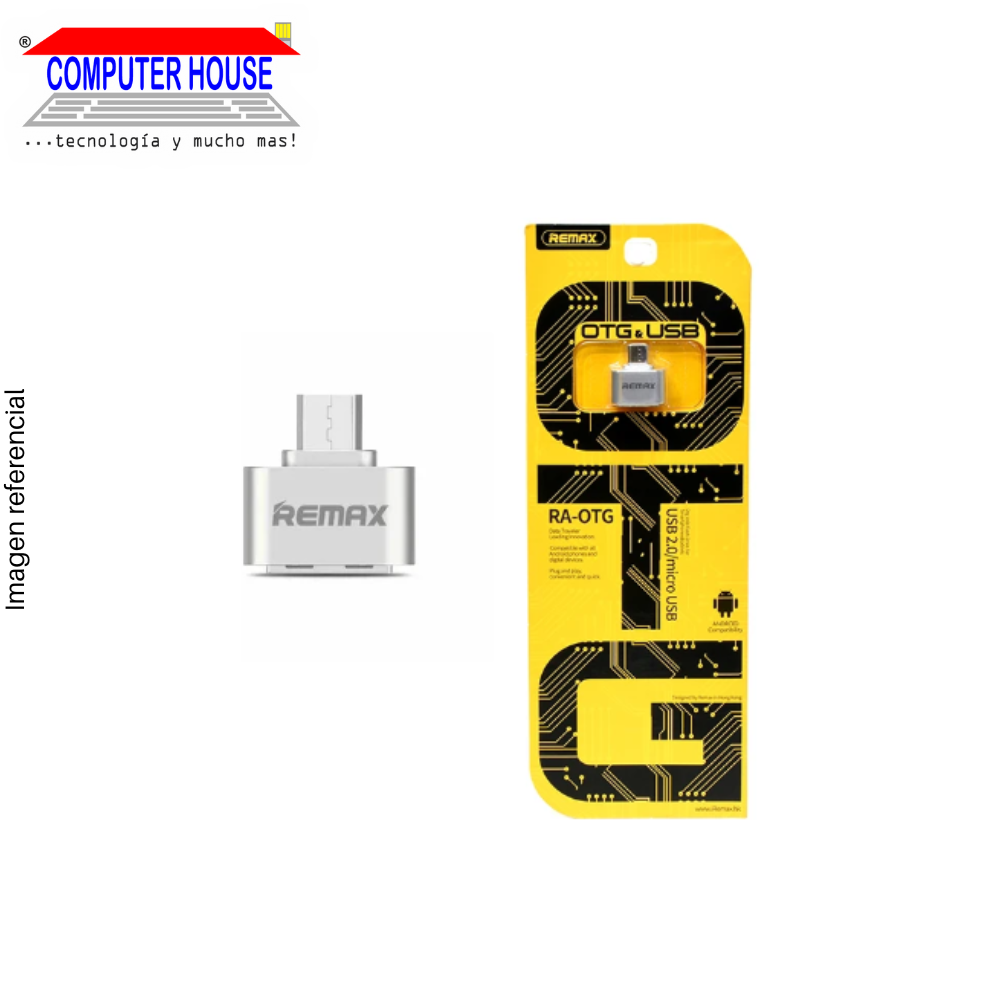 Adaptador OTG REMAX RA-OTG  USB 2.0 a Micro USB