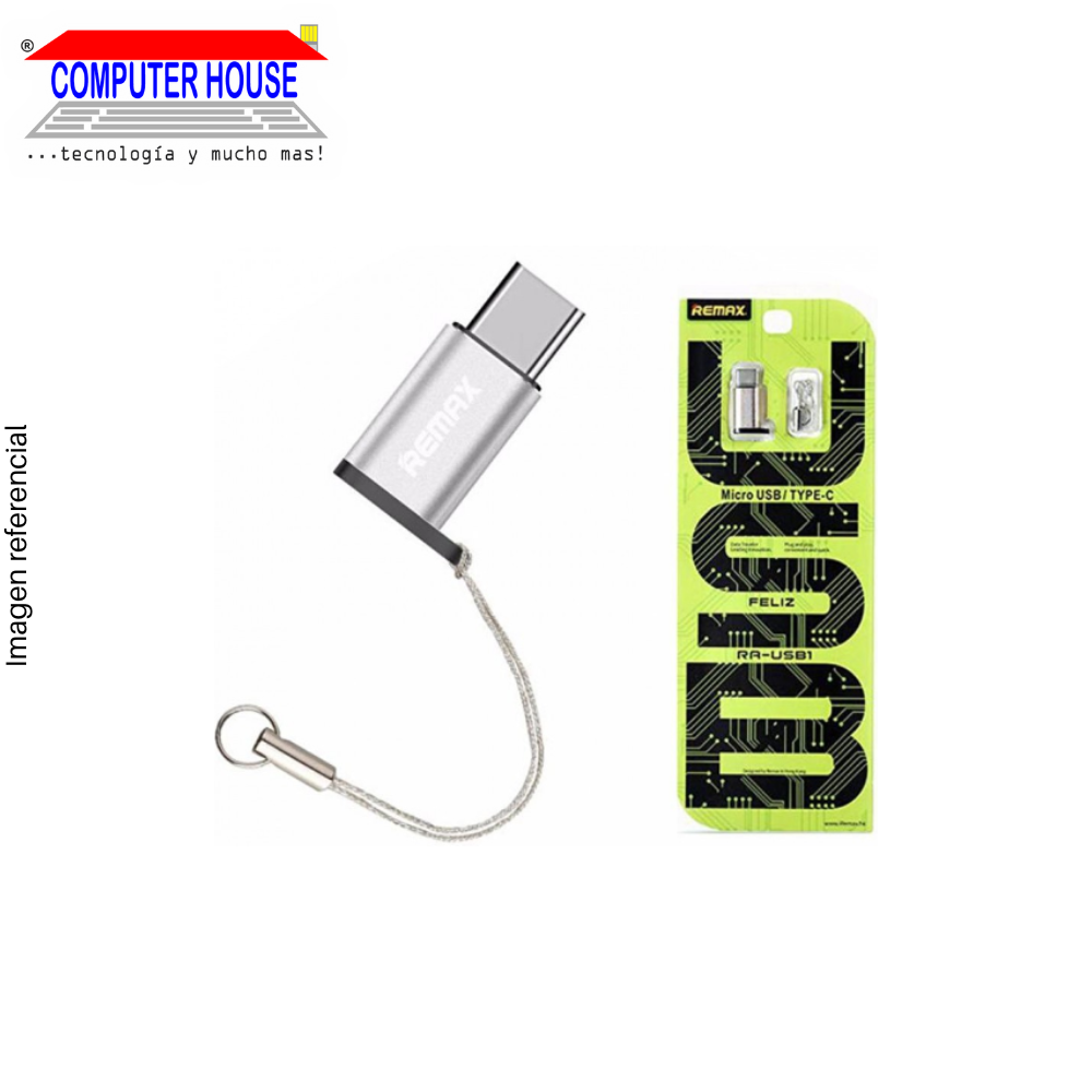 Adaptador OTG REMAX RA-USB1 Micro USB a Tipo C