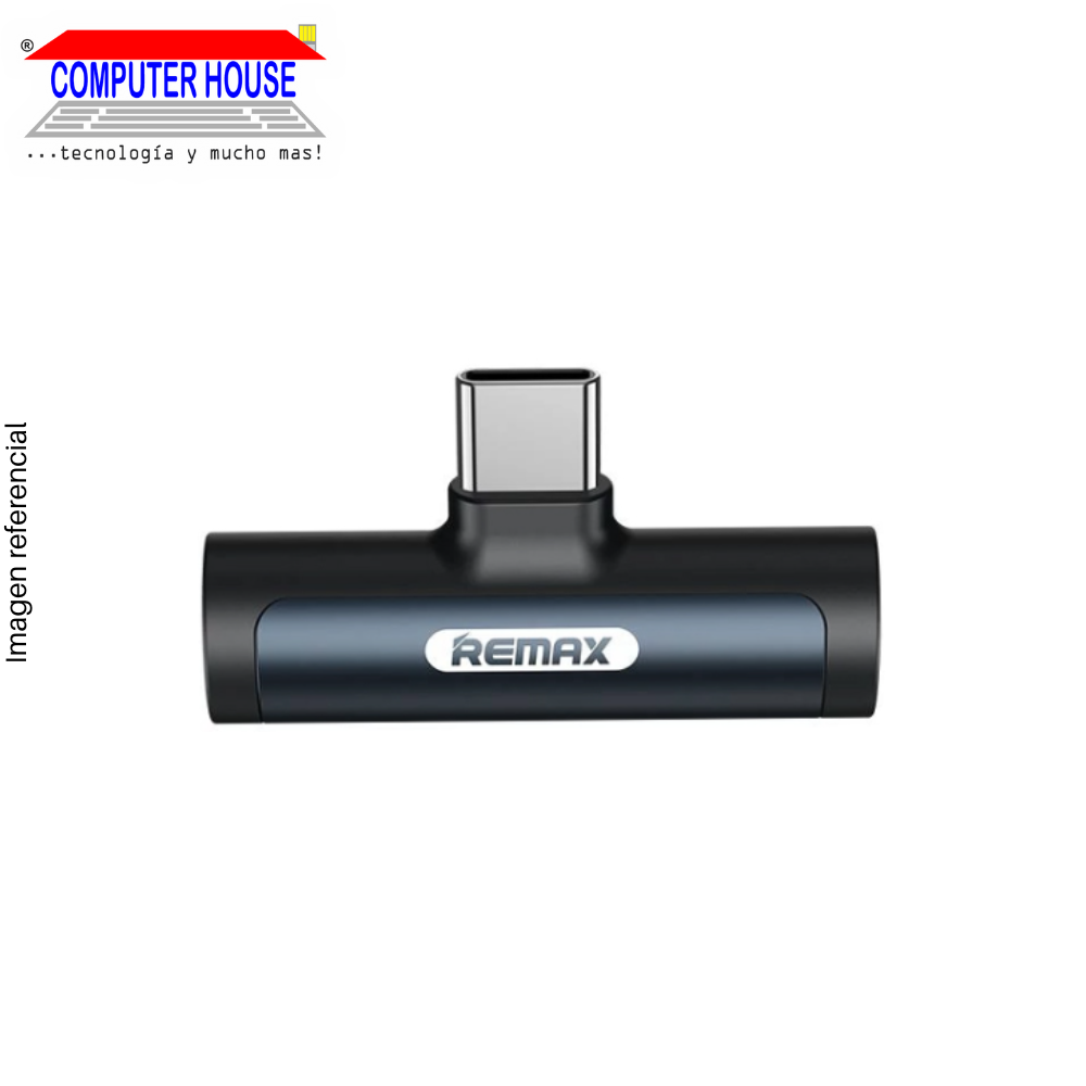 Adaptador REMAX RL-LA03a audio con salida tipo C  y plug 3.5mm