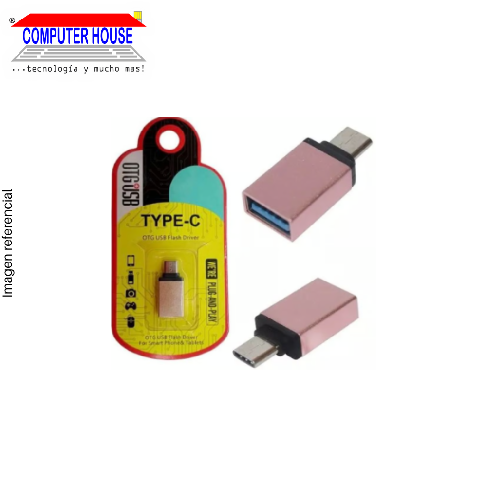 Adaptador OTG USB Tipo C a USB