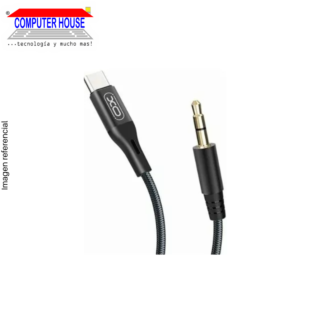 Adaptador XO de audio Plug/Jack 3.5mm a conexión tipo C (XO-NBR-155B)