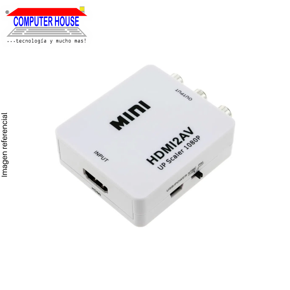 Adaptador/Convertidor HDMI a 2AV Salida de HDMI a RCA