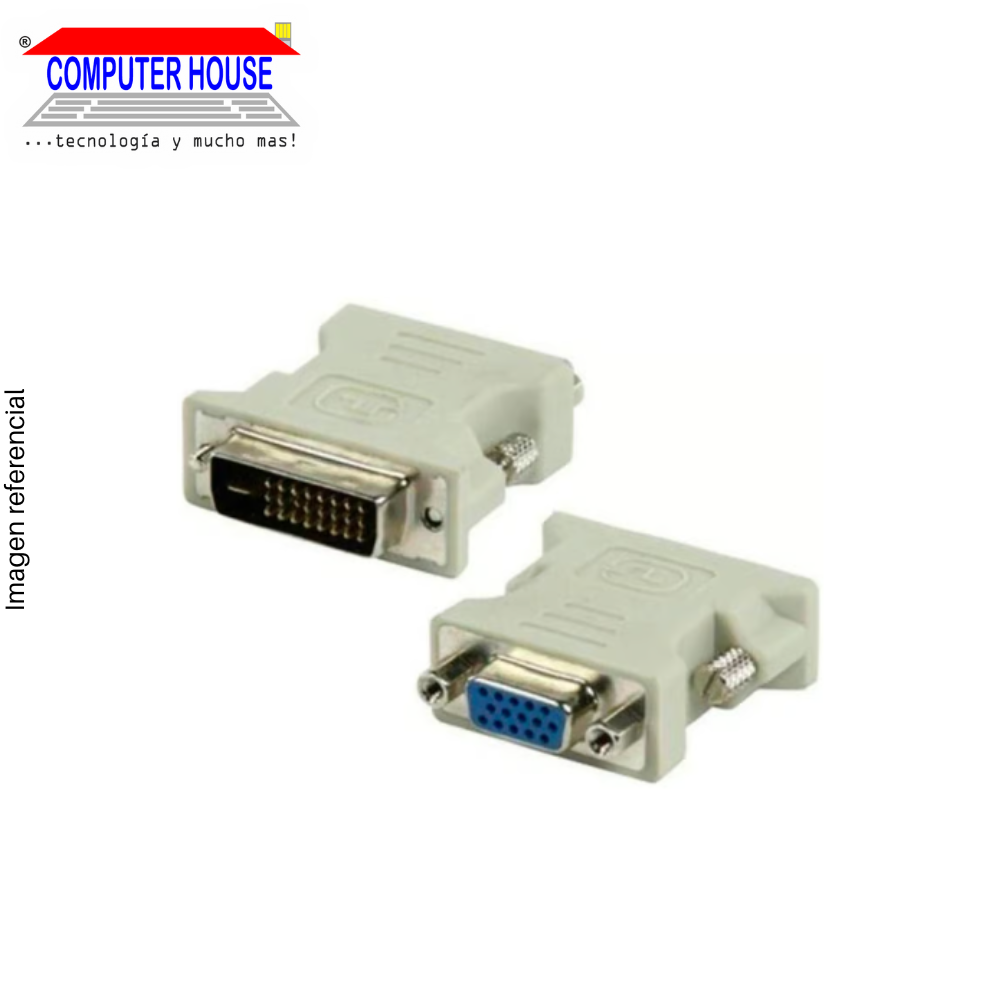 Generic Video Adapter 1xDVI 24+5 Male to 1xVGA Female.