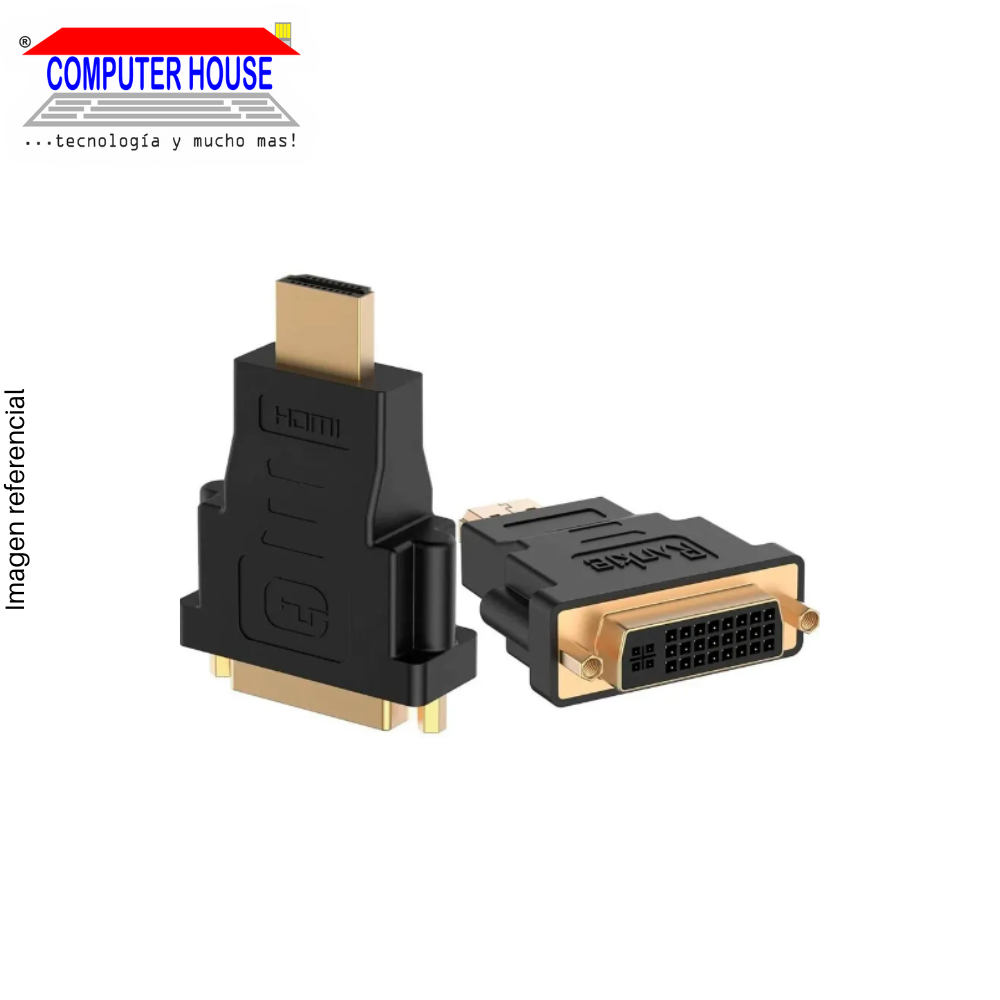 Generic Video Adapter 1xHDMI Male to 1xDVI 24+5 Female.