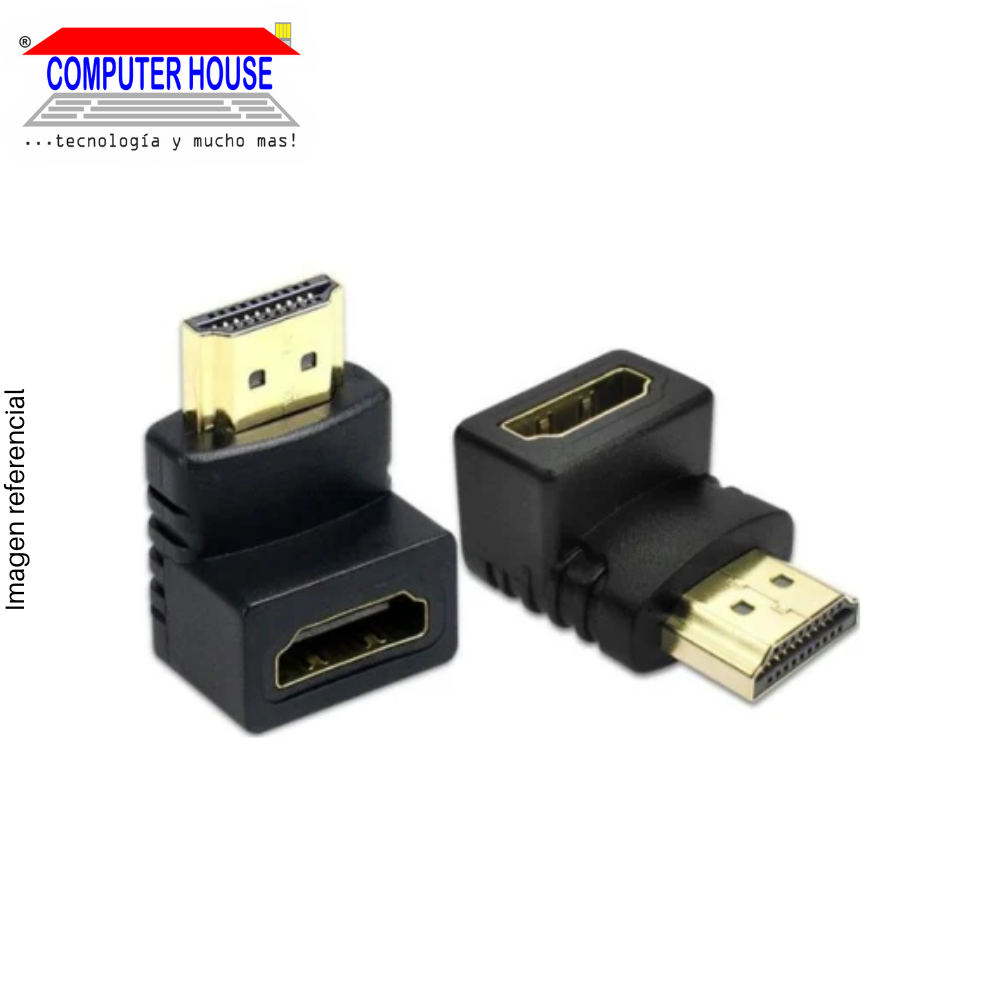 Generic Video Adapter 1xHDMI Male to 1xHDMI Female, Type L.