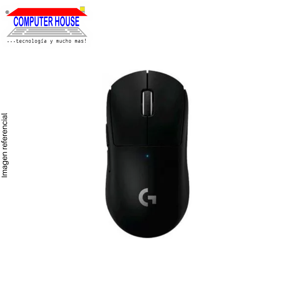 LOGITECH G Pro X Superlight Wireless Gamer Mouse, Hero 25K DPI, Black, USB Receiver.