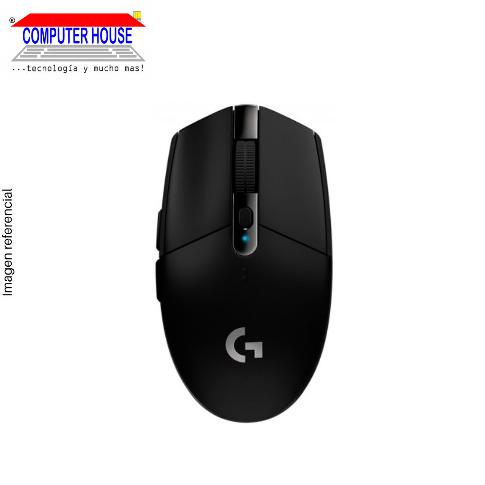 LOGITECH G305 Wireless Mouse, Black, USB Receiver.